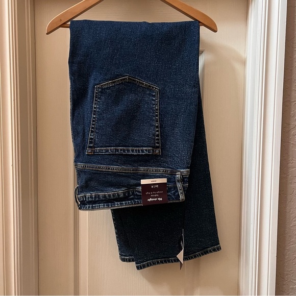 NWT Plus Size Ava & Viv Womens High-Rise 90's Straight Leg Jeans‎ Blue Denim 24 - Picture 2 of 11